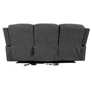 Recliner sofa MIMI 3-seater with electric mechanism, grey - kuva 5