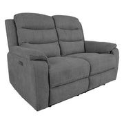 Recliner sofa MIMI 2-seater with electric mechanism, grey - 14082