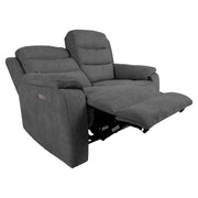 Recliner sofa MIMI 2-seater with electric mechanism, grey - kuva 3