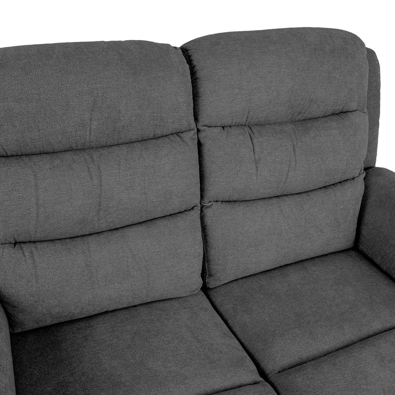 Recliner sofa MIMI 2-seater with electric mechanism, grey - kuva 6