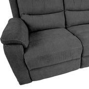 Recliner sofa MIMI 2-seater with electric mechanism, grey - kuva 7