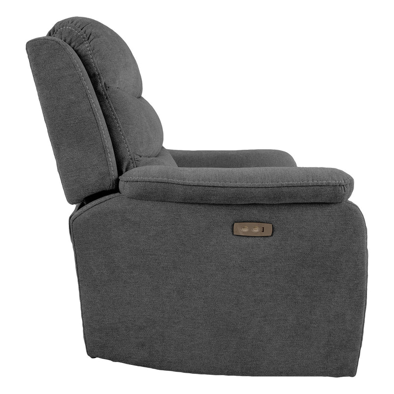 Recliner armchair MIMI with electric mechanism, grey - kuva 5