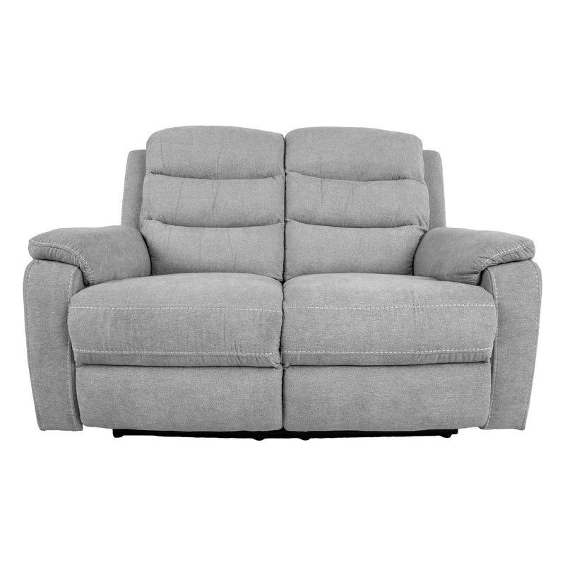 Recliner sofa MIMI 2-seater with electric mechanism, light grey - kuva 4