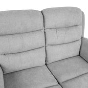 Recliner sofa MIMI 2-seater with electric mechanism, light grey - kuva 6