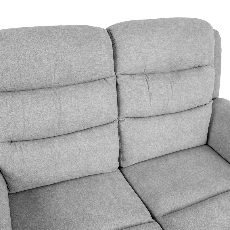 Recliner sofa MIMI 2-seater with electric mechanism, light grey - kuva 6