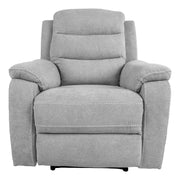 Recliner armchair MIMI with electric mechanism, light grey - kuva 4
