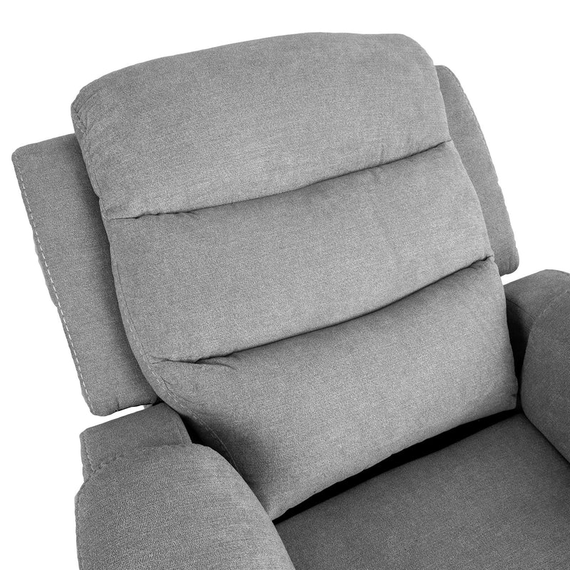 Recliner armchair MIMI with electric mechanism, light grey - kuva 7