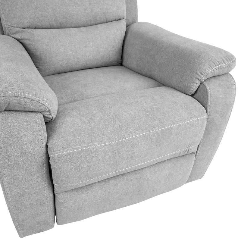 Recliner armchair MIMI with electric mechanism, light grey - kuva 10