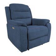 Recliner armchair MIMI with electric mechanism, blue - 14094