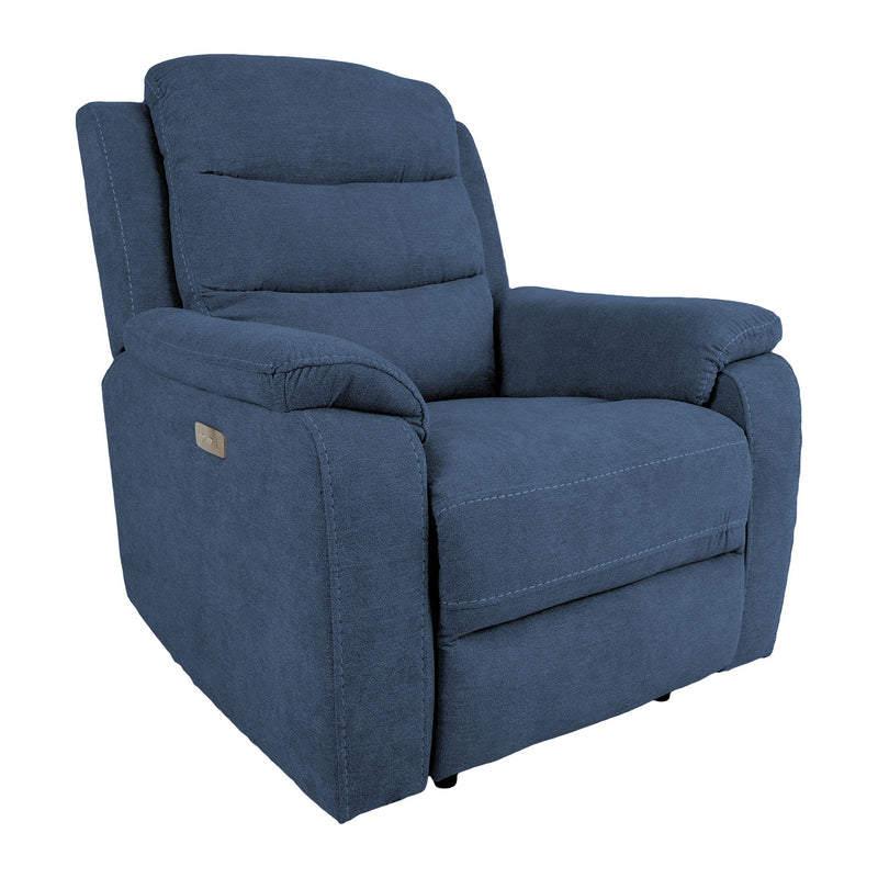 Recliner armchair MIMI with electric mechanism, blue - 14094