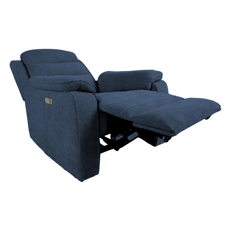 Recliner armchair MIMI with electric mechanism, blue - kuva 2