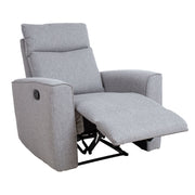 Recliner armchair MORA with manual mechanism, grey - kuva 2