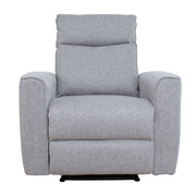 Recliner armchair MORA with manual mechanism, grey - kuva 6