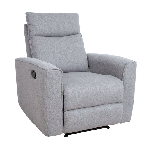 Recliner armchair MORA with manual mechanism, grey - 14106