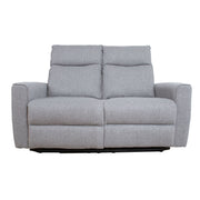 Recliner sofa MORA 2-seater with manual mechanism, grey - kuva 3