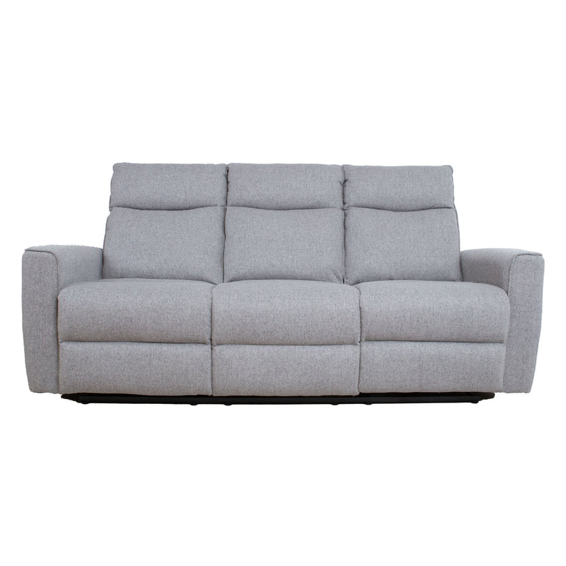 Recliner sofa MORA 3-seater with manual mechanism, grey - kuva 3
