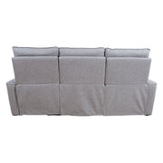 Recliner sofa MORA 3-seater with manual mechanism, grey - kuva 5