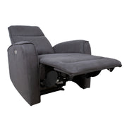Recliner armchair BUSTER with electric mechanism, grey - kuva 3