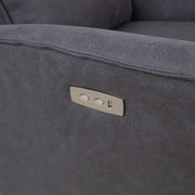 Recliner armchair BUSTER with electric mechanism, grey - kuva 9