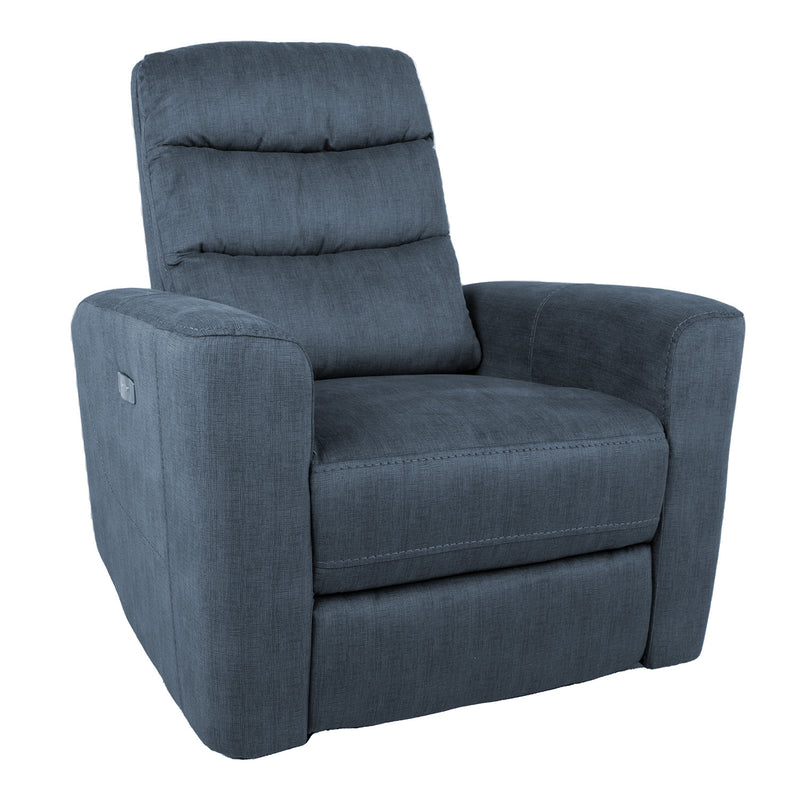 Recliner armchair GASTON with electric mechanism, blue - 14164