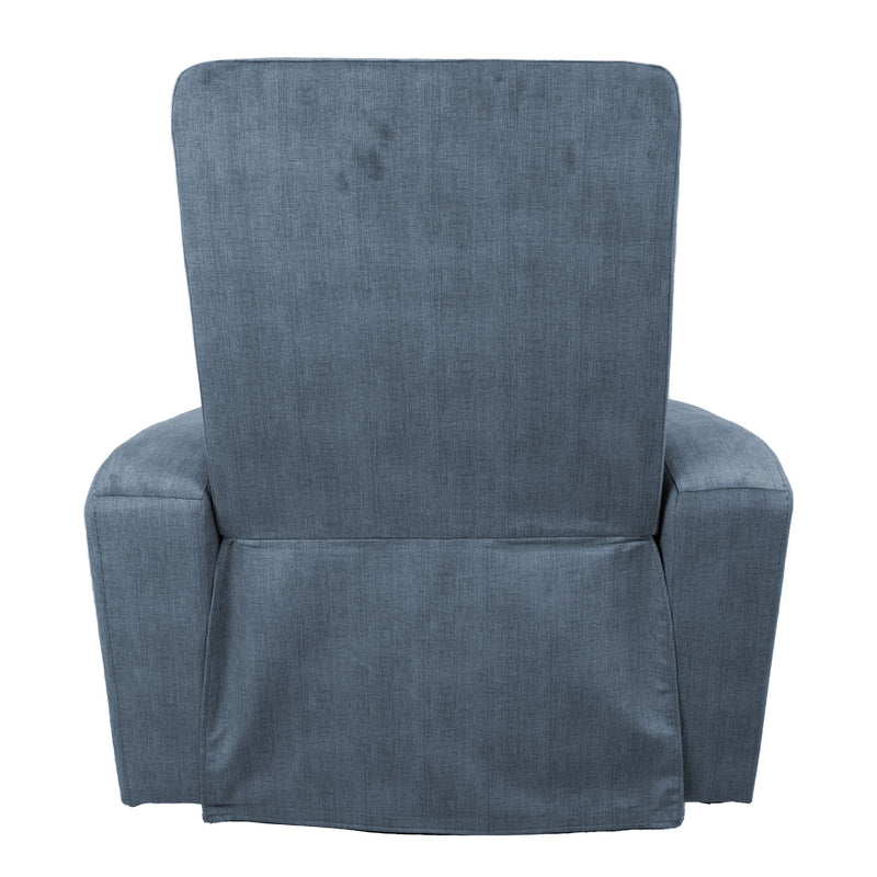 Recliner armchair GASTON with electric mechanism, blue - kuva 5