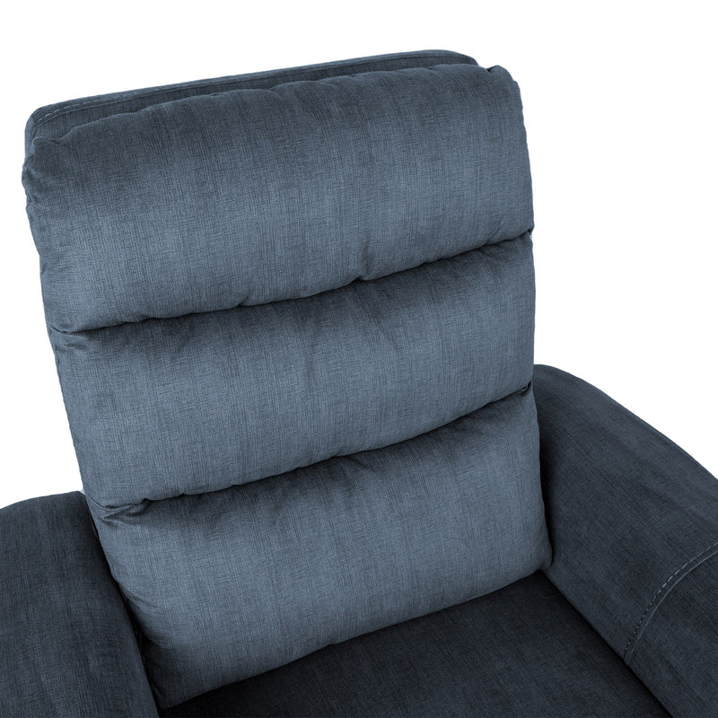 Recliner armchair GASTON with electric mechanism, blue - kuva 6