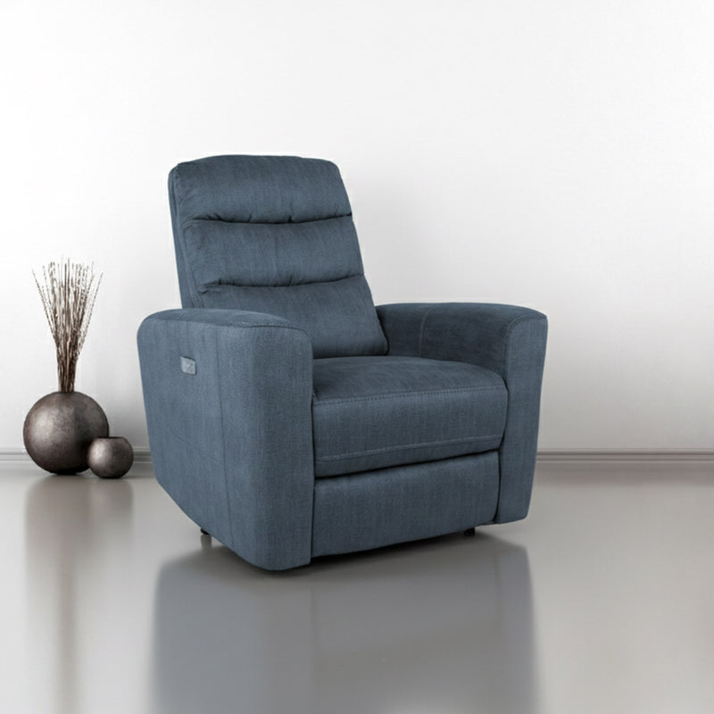 Recliner armchair GASTON with electric mechanism, blue - kuva 9