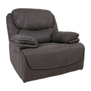 Recliner armchair GORDY with manual mechanism, grey - 14171