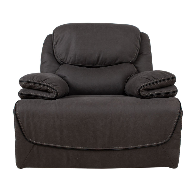 Recliner armchair GORDY with manual mechanism, grey - kuva 4