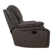 Recliner armchair GORDY with manual mechanism, grey - kuva 5