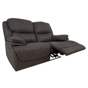 Recliner sofa GORDY 2-seater with manual mechanism, grey - kuva 3