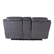 Recliner sofa GENTRY 2-seater with manual mechanism, grey - kuva 8