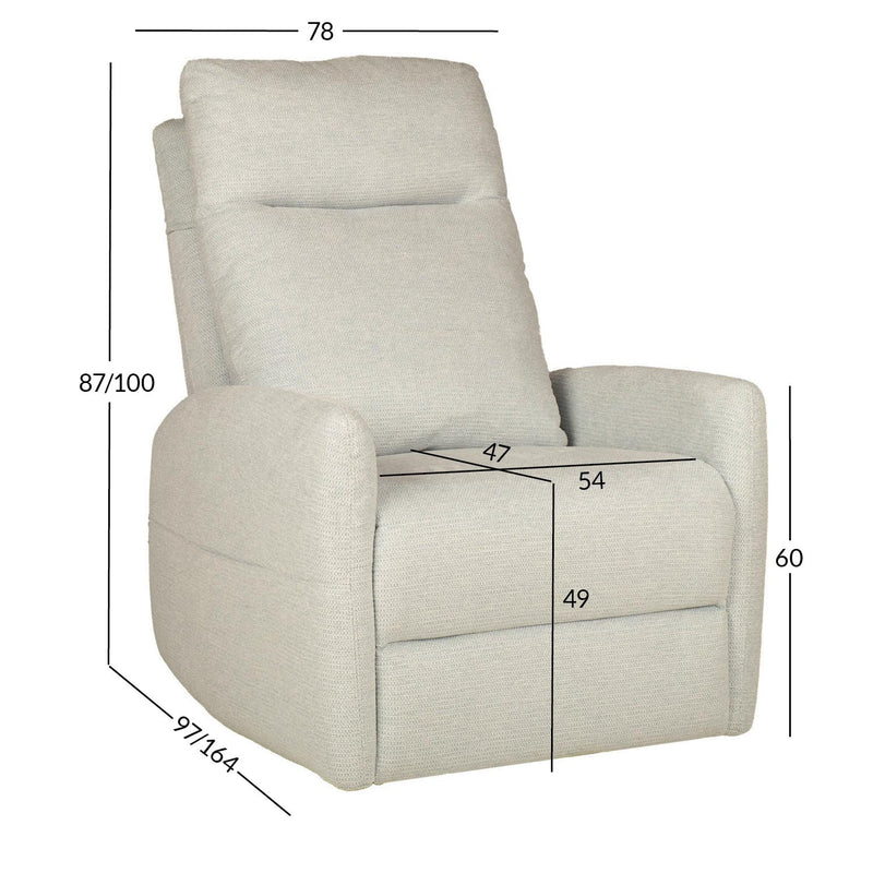 Recliner armchair KATY with electric mechanism and massage function - kuva 2