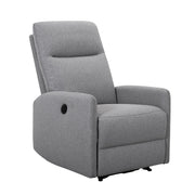 Recliner armchair KATY with electric mechanism, light grey - 14201