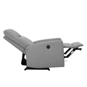 Recliner armchair KATY with electric mechanism, light grey - kuva 4