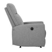 Recliner armchair KATY with electric mechanism, light grey - kuva 6