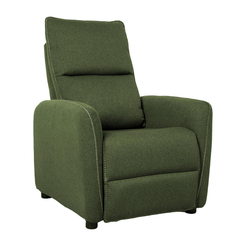 Recliner armchair ZAC with push back mechanism, green - 14210