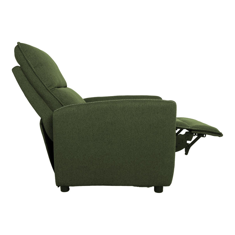 Recliner armchair ZAC with push back mechanism, green - kuva 4