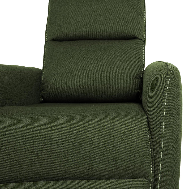 Recliner armchair ZAC with push back mechanism, green - kuva 7