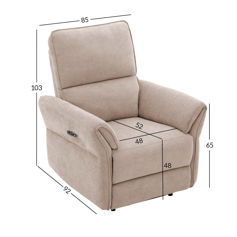 Recliner armchair DAMIKA with electric mechanism - kuva 2