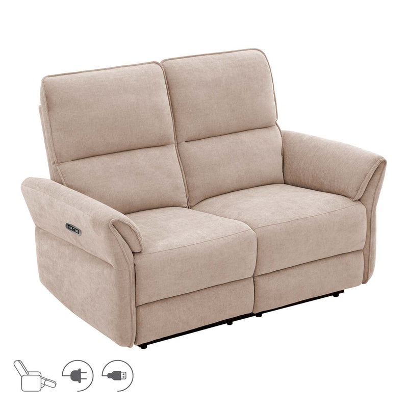 Recliner sofa DAMIKA 2 seater with electric mechanism - 14212