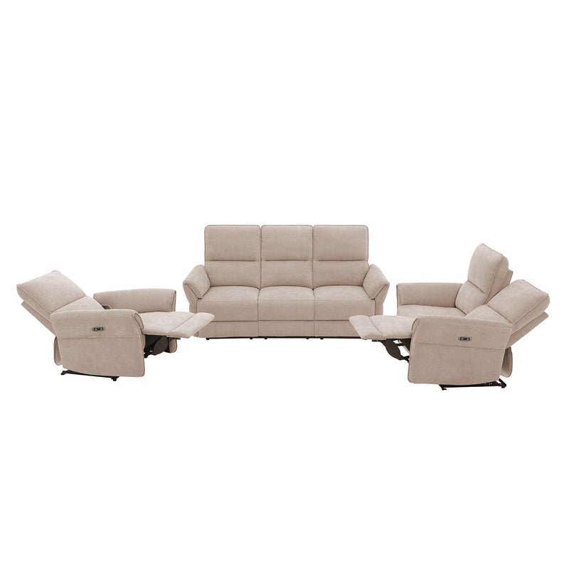 Recliner sofa DAMIKA 3 seater with electric mechanism - kuva 9