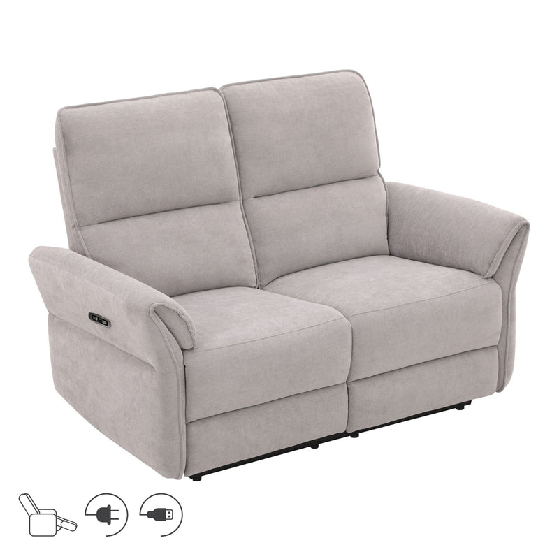 Recliner sofa DAMIKA 2 seater with electric mechanism - 14215
