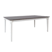 Dining table JANELLE 183x91xH75cm, grey/white - 14234