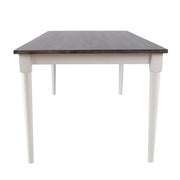 Dining table JANELLE 183x91xH75cm, grey/white - kuva 3