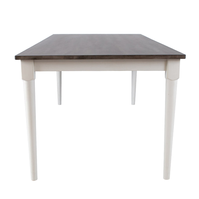 Dining table JANELLE 183x91xH75cm, grey/white - kuva 3