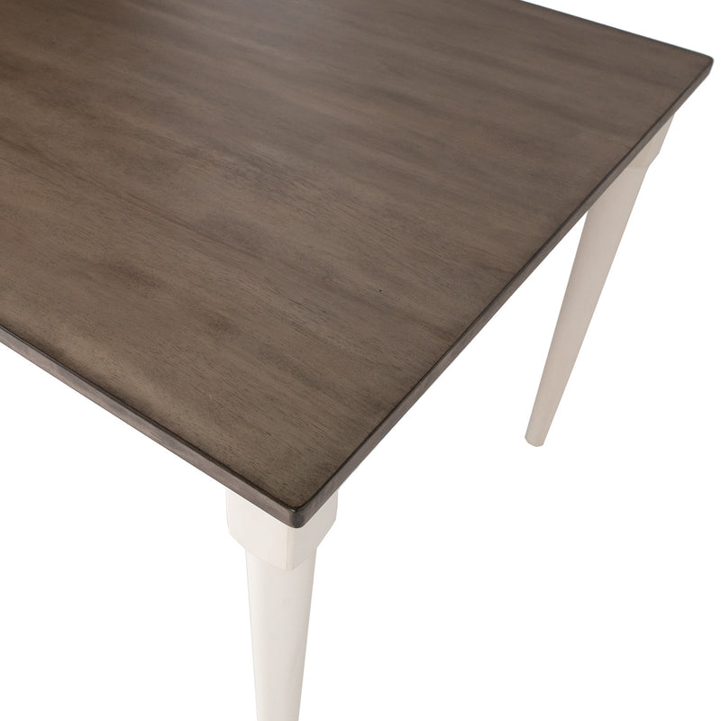 Dining table JANELLE 183x91xH75cm, grey/white - kuva 4