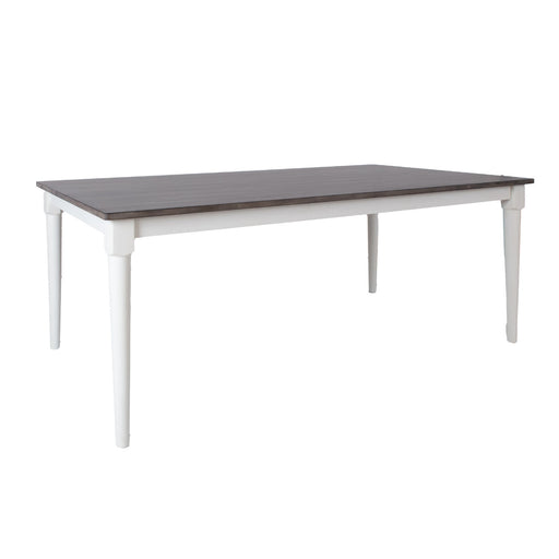 Dining table JANELLE 183x91xH75cm, grey/white - 14234