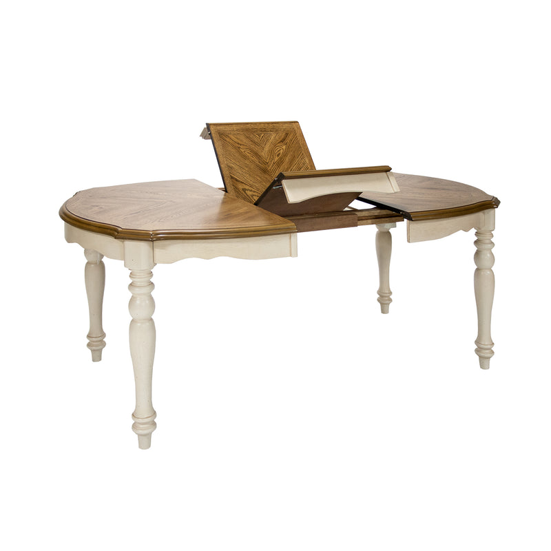 Dining table LILY 137/182x106,5xH76cm, oak - kuva 3