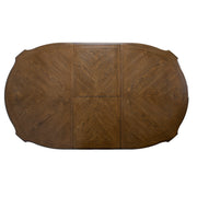 Dining table LILY 137/182x106,5xH76cm, oak - kuva 5